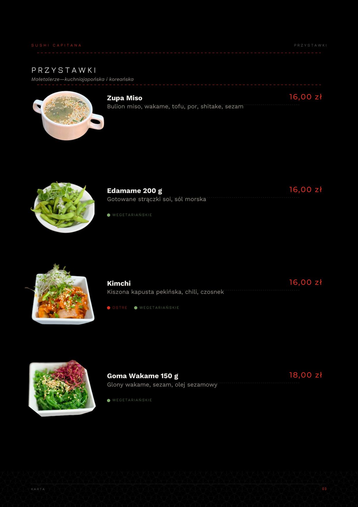 Karta Sushi Capitana — strona 3