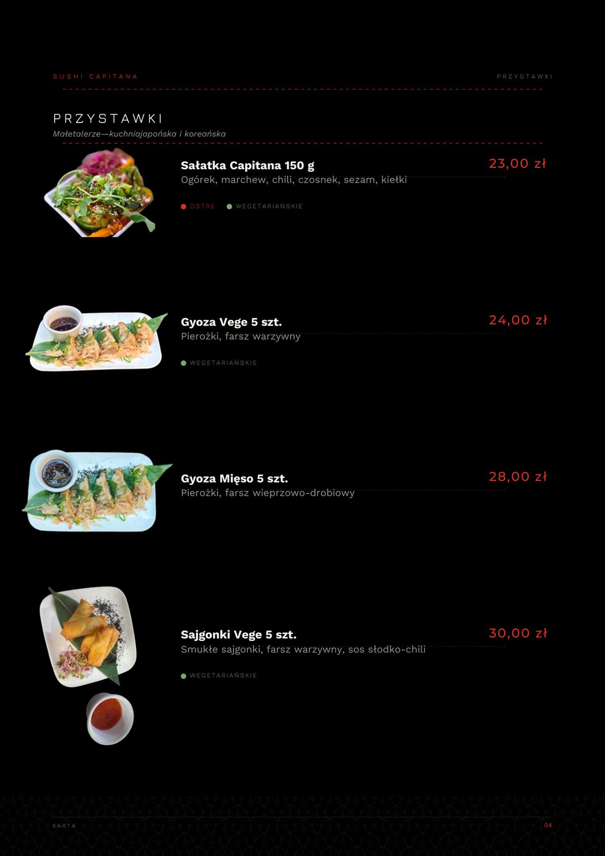 Karta Sushi Capitana — strona 4