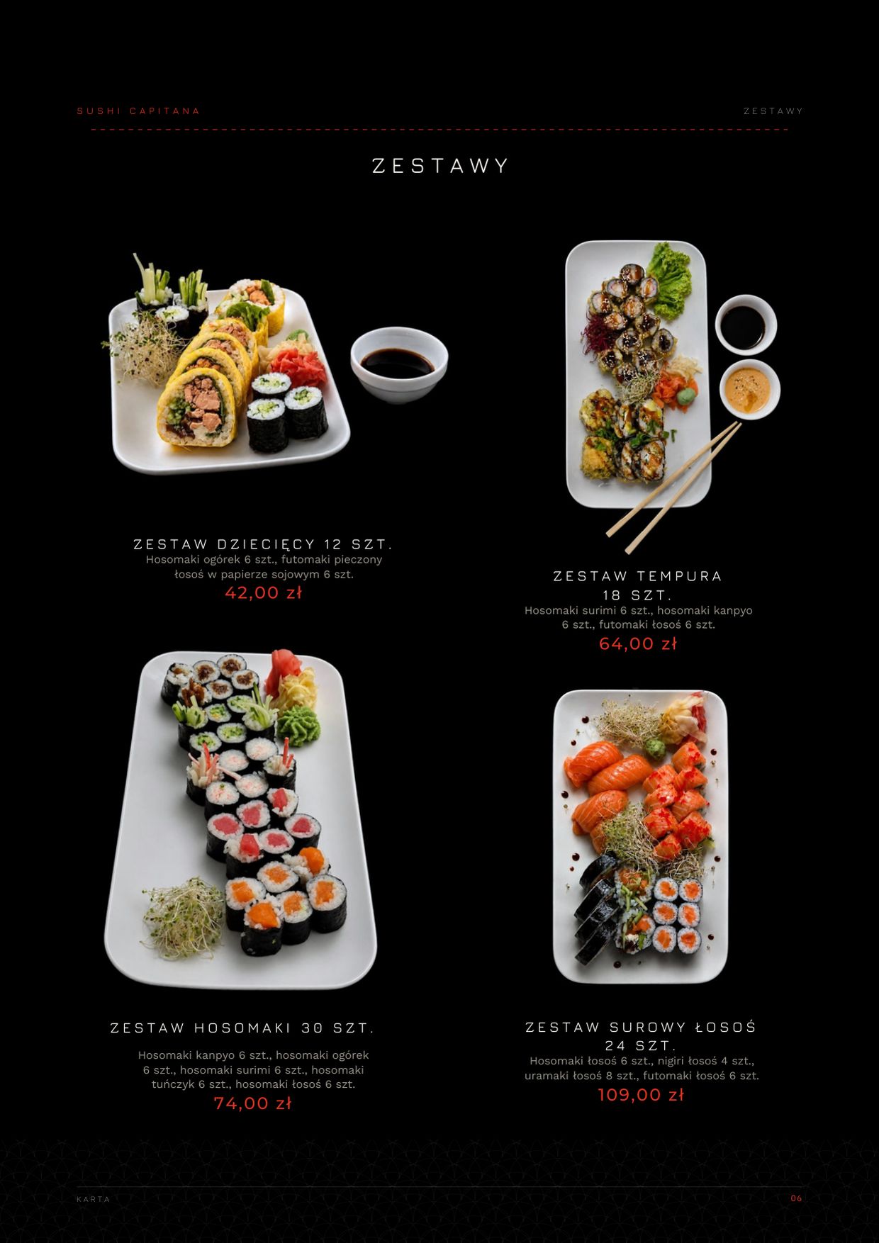 Karta Sushi Capitana — strona 6
