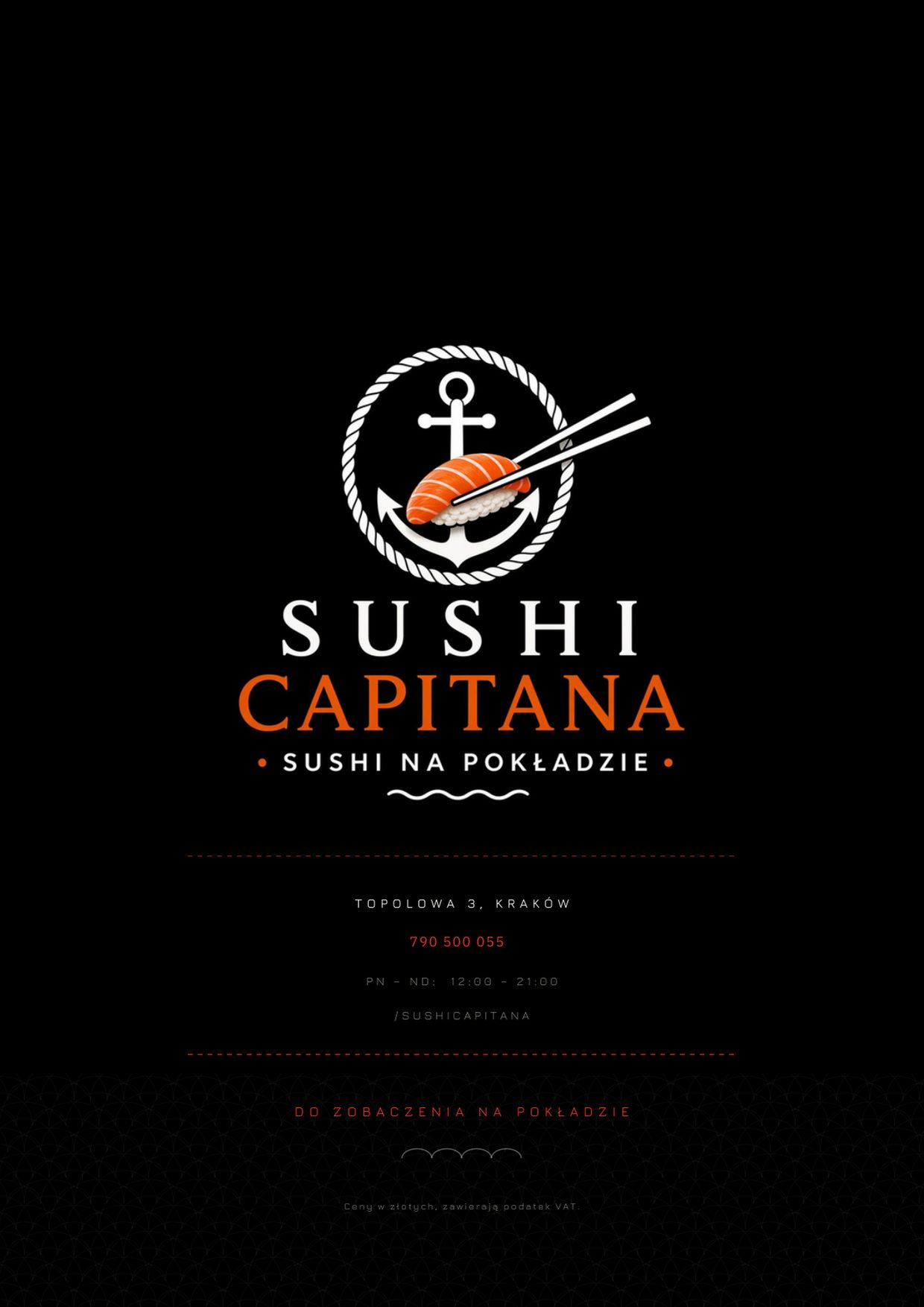 Karta Sushi Capitana — strona 17